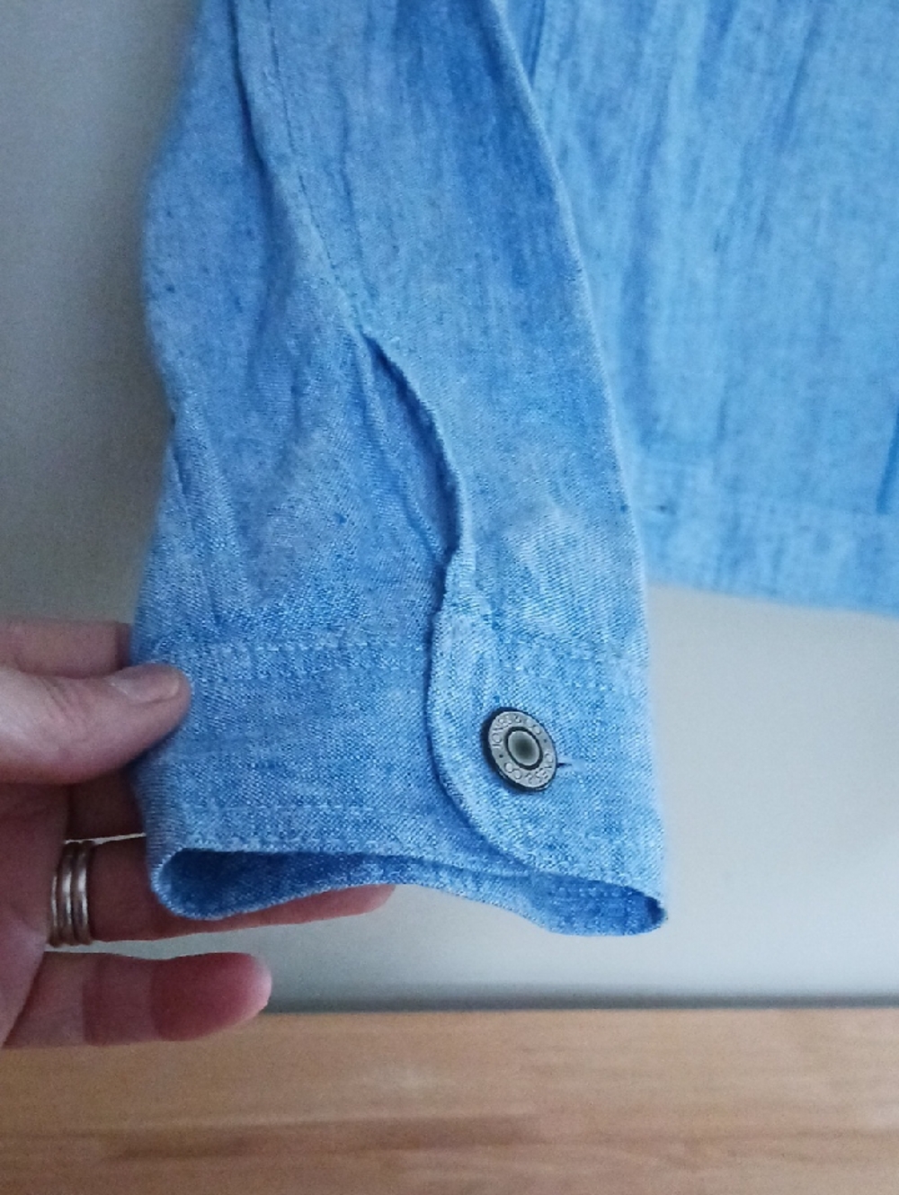 Jones & Co Linen Jacket Blue Size M - Picture 6 of 8